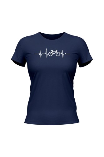 Koszulka damska Rower Szosa Bicie serca