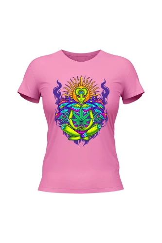 Koszulka damska Hippies Alien
