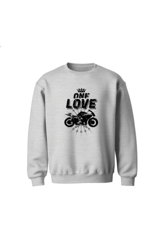 Bluza dziecięca bez kaptura One Love Motocykle