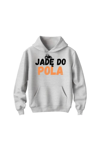 Bluza dziecięca z kapturem Jadę do pola