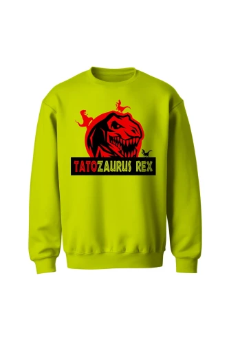 Bluza męska bez kaptura Tatozaurus Rex