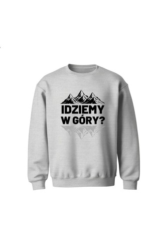Bluza dziecięca bez kaptura Idziemy w góry