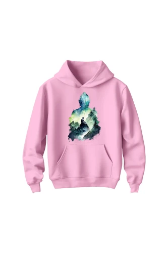 Bluza dziecięca z kapturem Buddyzm Medytacja