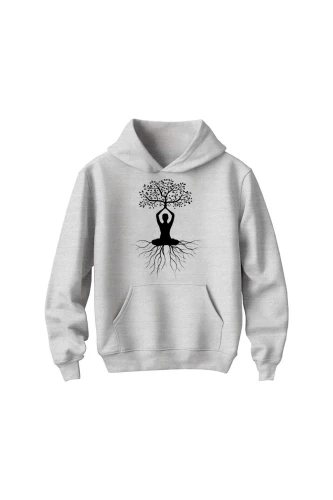 Bluza dziecięca z kapturem Joga Drzewo