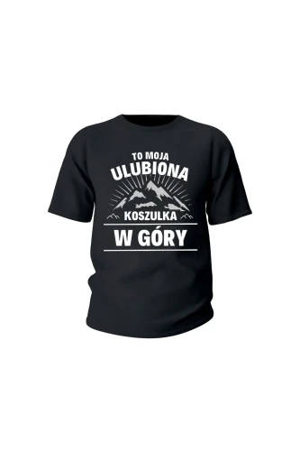 Koszulka dziecięca To moja ulubiona koszulka w góry