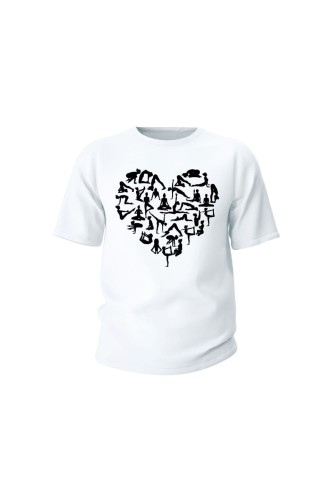 Koszulka dziecięca Joga Serce