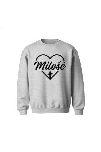 Bluza dziecięca bez kaptura Miłość w sercu