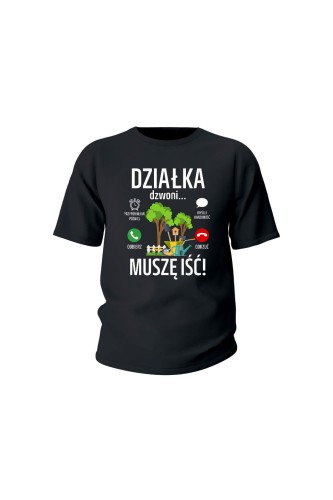 Koszulka dziecięca Działka dzwoni muszę iść