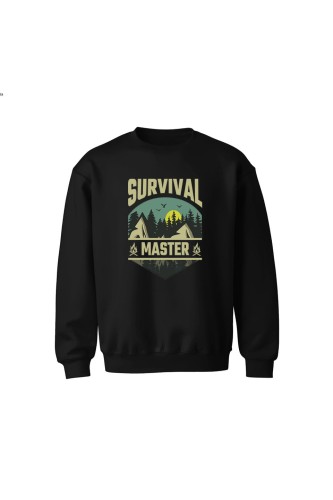 Bluza dziecięca bez kaptura Survival Master