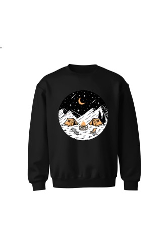 Bluza dziecięca bez kaptura Biwak Nocą