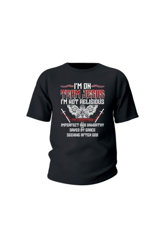 Koszulka dziecięca I'm on team Jesus