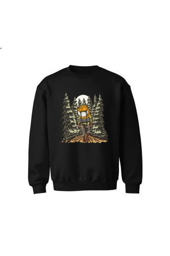 Bluza dziecięca bez kaptura W lesie