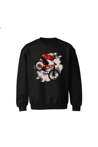 Bluza dziecięca bez kaptura Downhill Zjazd