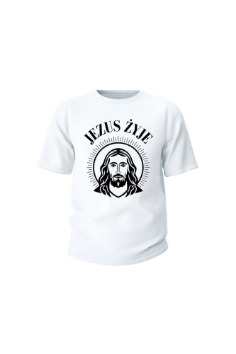 Koszulka dziecięca Jezus żyje
