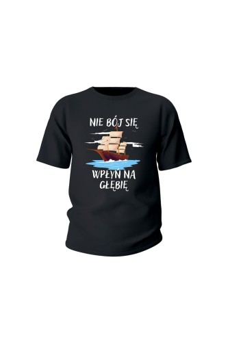 Koszulka dziecięca Nie Bój się Wpłyń na Głębie