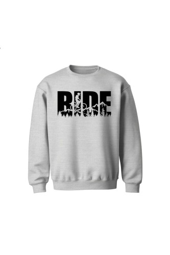 Bluza dziecięca bez kaptura Ride MTB