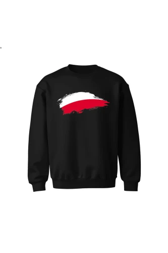 Bluza dziecięca bez kaptura Polska Flaga