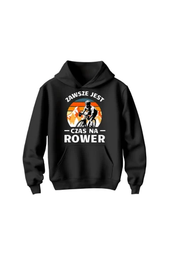 Bluza dziecięca z kapturem Zawsze jest czas na rower Szosa