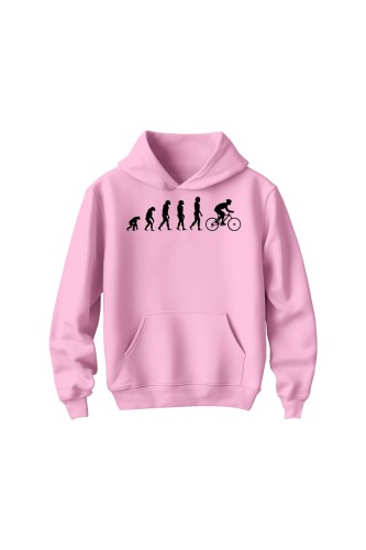 Bluza dziecięca z kapturem Ewolucja rowerzysty