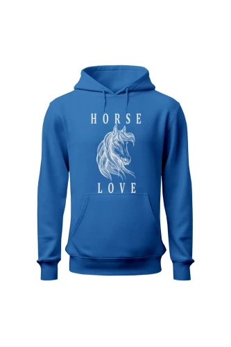 Bluza damska z kapturem Horse Love