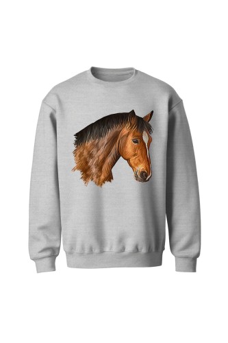 Bluza bez kaptura Gniady