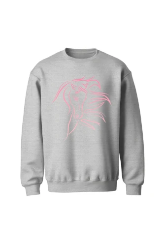 Bluza bez kaptura z Pięknym Koniem