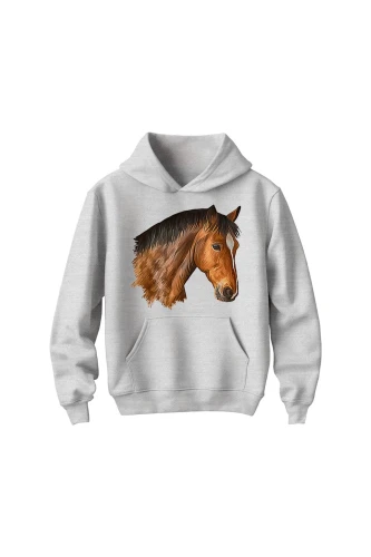 Bluza dziecięca z kapturem Gniady