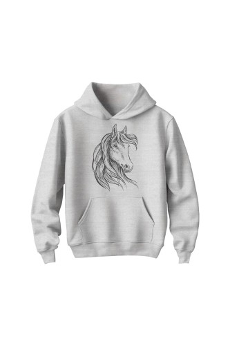 Bluza dziecięca z kapturem Rysunek Konia