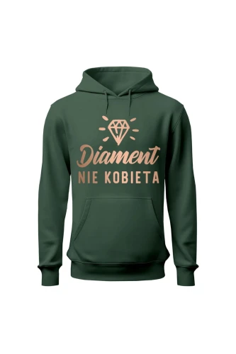 Bluza damska z kapturem Diament nie kobieta
