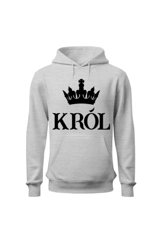 Bluza męska z kapturem Król