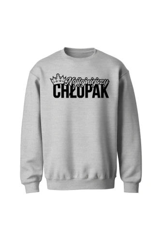 Bluza bez kaptura Najfajniejszy chłopak