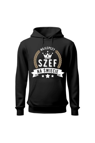 Bluza męska z kapturem Najlepszy szef na świecie