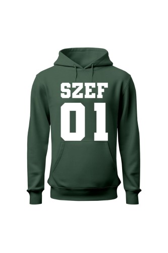 Bluza męska z kapturem Szef 01
