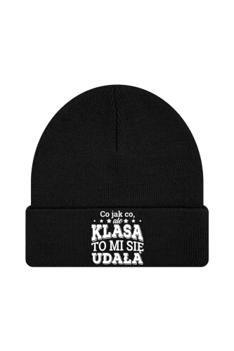 Czapka zimowa Co jak co ale klasa to mi się udała