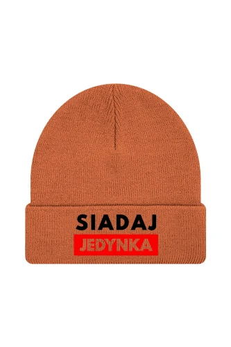 Czapka zimowa Siadaj jedynka