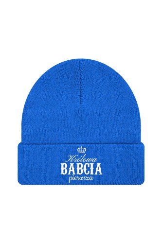 Czapka zimowa Królowa babcia pierwsza