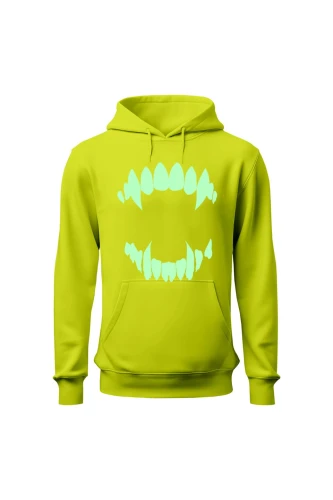 Bluza męska z kapturem Zęby wampira