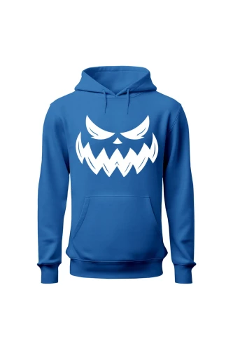 Bluza męska z kapturem Dynia przerażający uśmiech