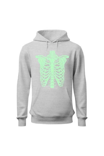 Bluza męska z kapturem Szkielet żebra 