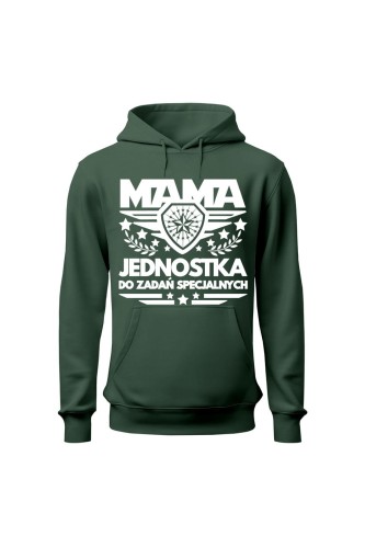 Bluza damska z kapturem Mama jednostka do zadań specjalnych
