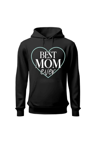 Bluza damska z kapturem Best mom ever