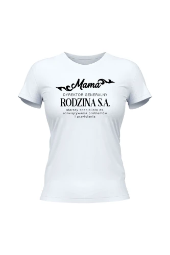 Koszulka damska Mama dyrektor generalny
