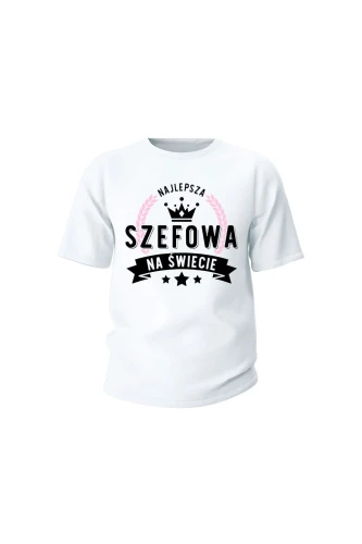 Koszulka dziecięca Najlepsza Szefowa na świecie