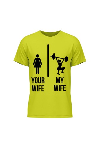 Koszulka męska Twoja Żona vs Moja Żona