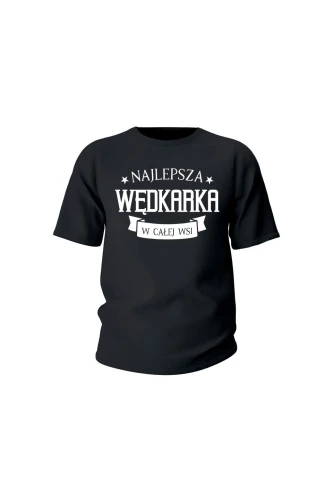 Koszulka dziecięca Najlepsza Wędkarka w Całej Wsi