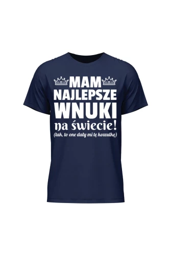 Koszulka męska Mam najlepsze wnuki na świecie