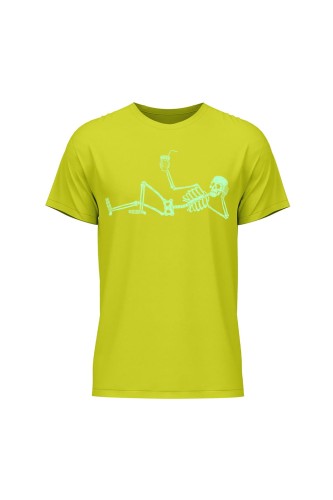 Koszulka męska Szkielet z drinkiem