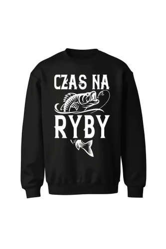 Bluza bez kaptura Czas na ryby