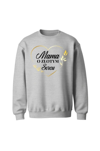 Bluza bez kaptura Mama o złotym sercu