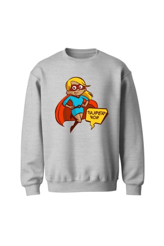 Bluza bez kaptura Super mom